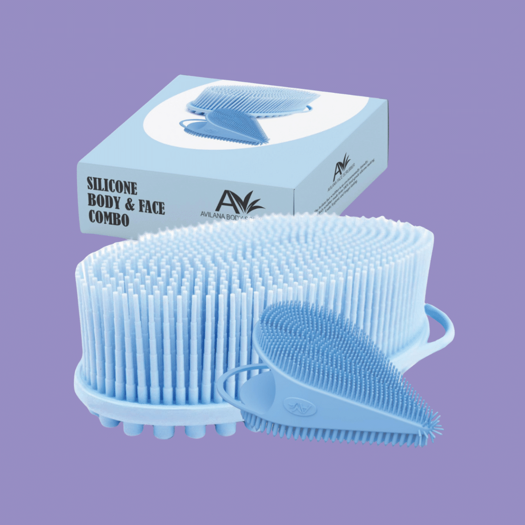 A view of Avilana Silicone Body Scrubber