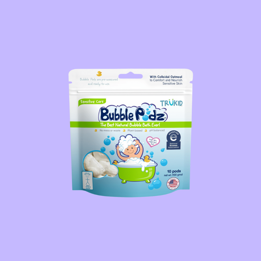 A view of TruKid Bubble Podz Bath Bomb