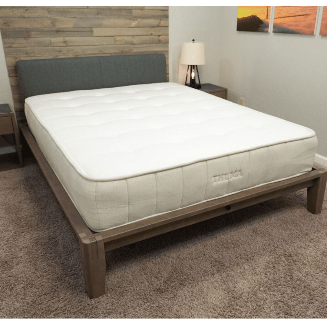 A view of a thuma bed frame 