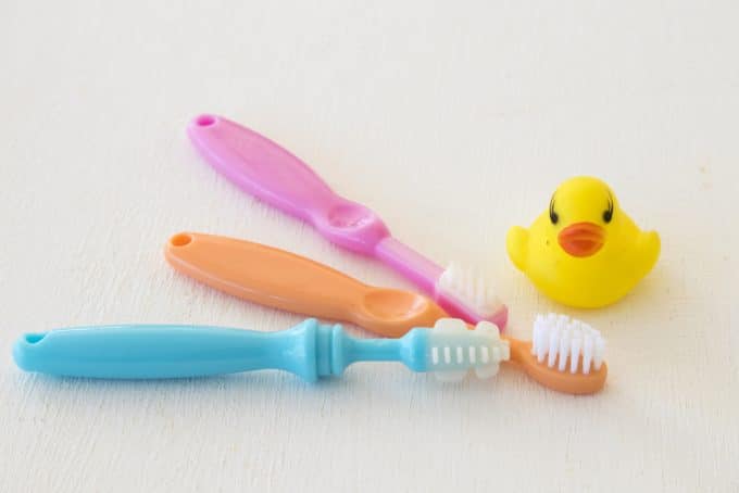 Best Baby toothbrush picks on a beige surface