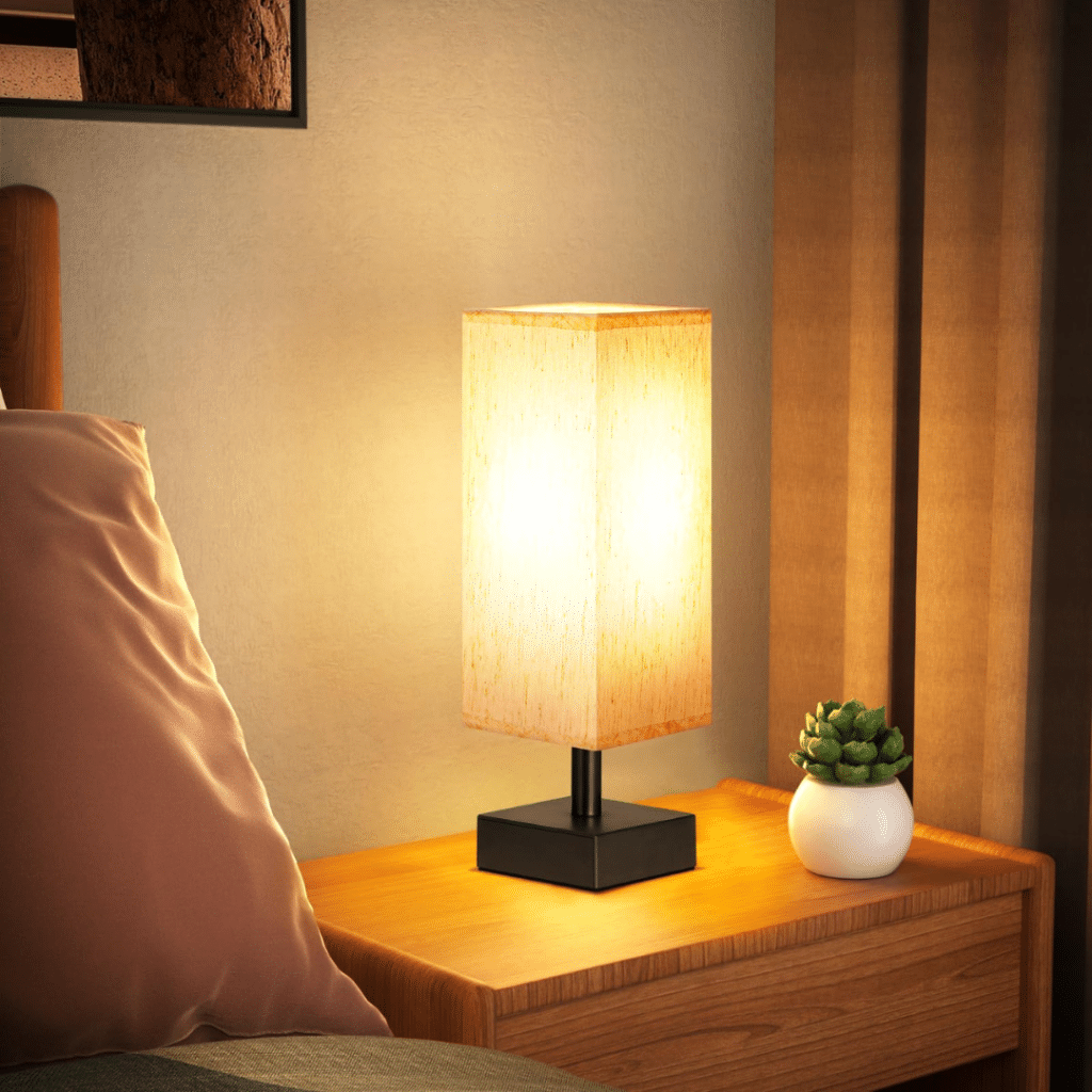 A view of Aooshine Small Table Lamp