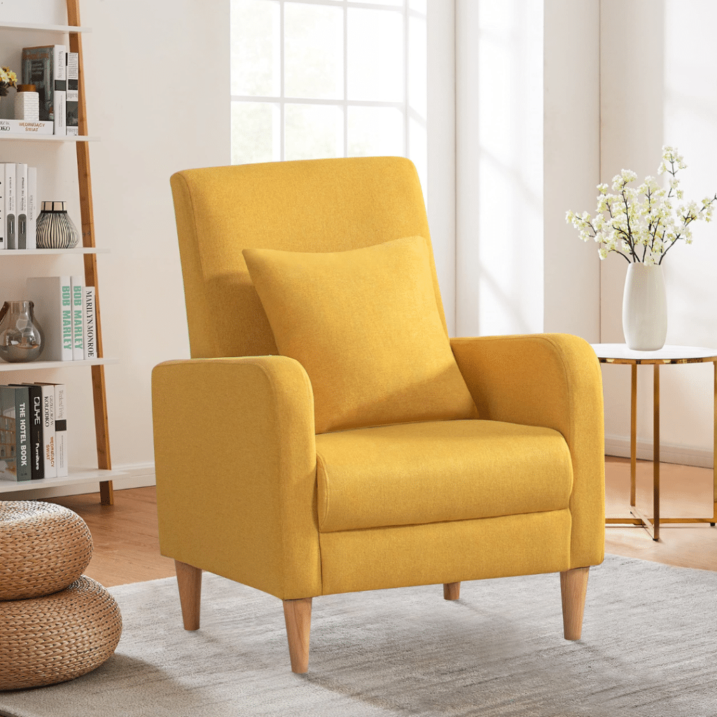 A view of COLAMY Modern Upholstered Accent Chair