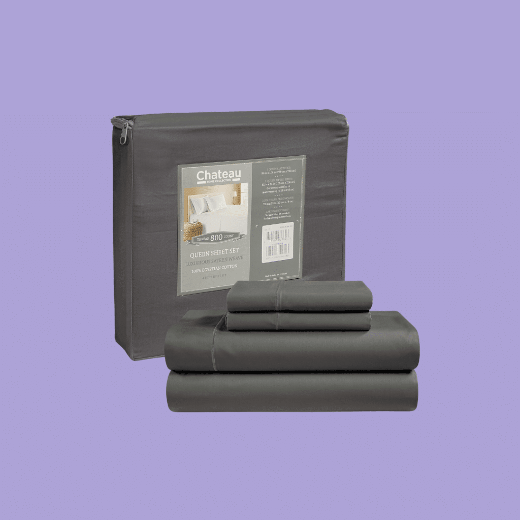 A view of Chateau Home Collection King Sheets