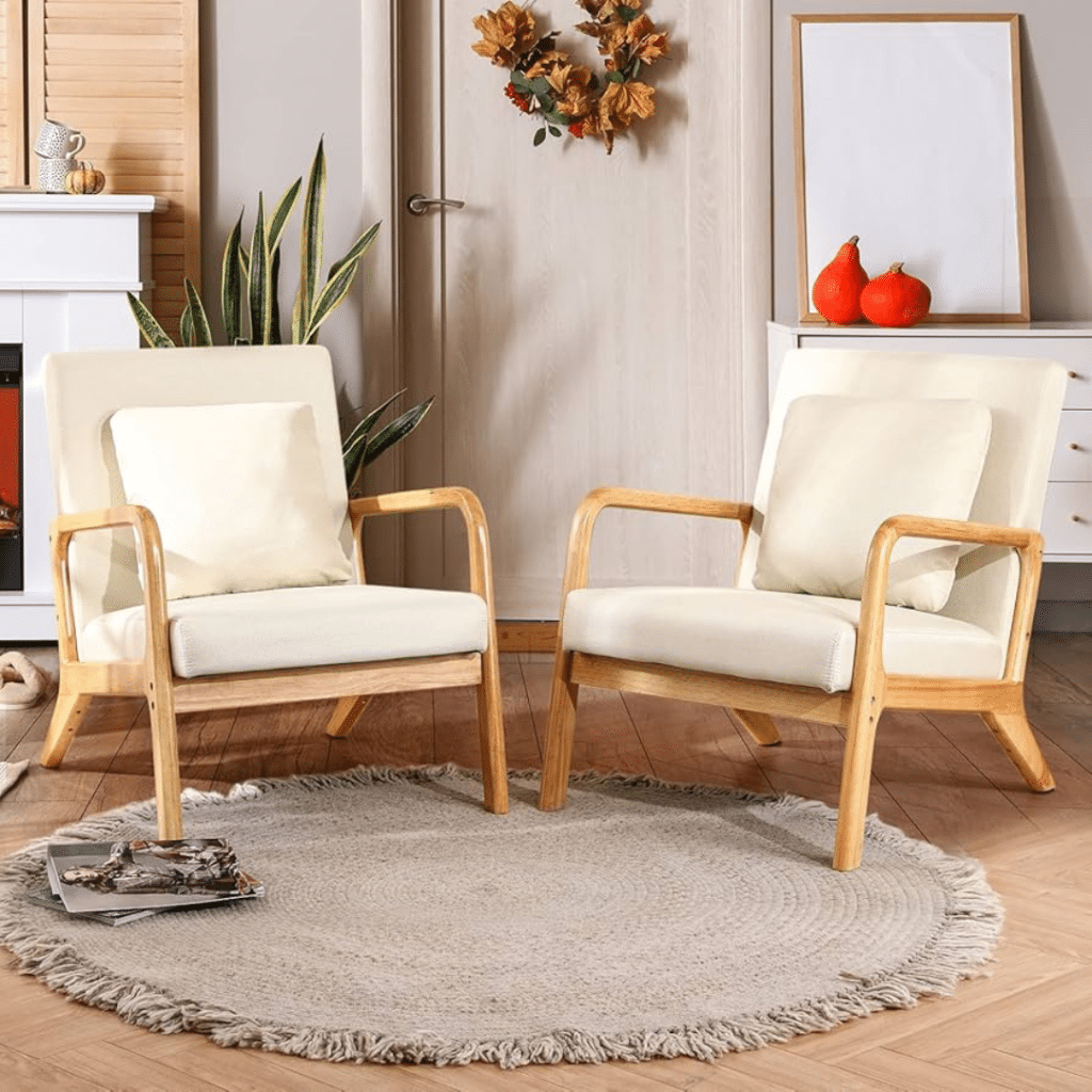 A view of ELUCHANG Mid Century Modern Chair