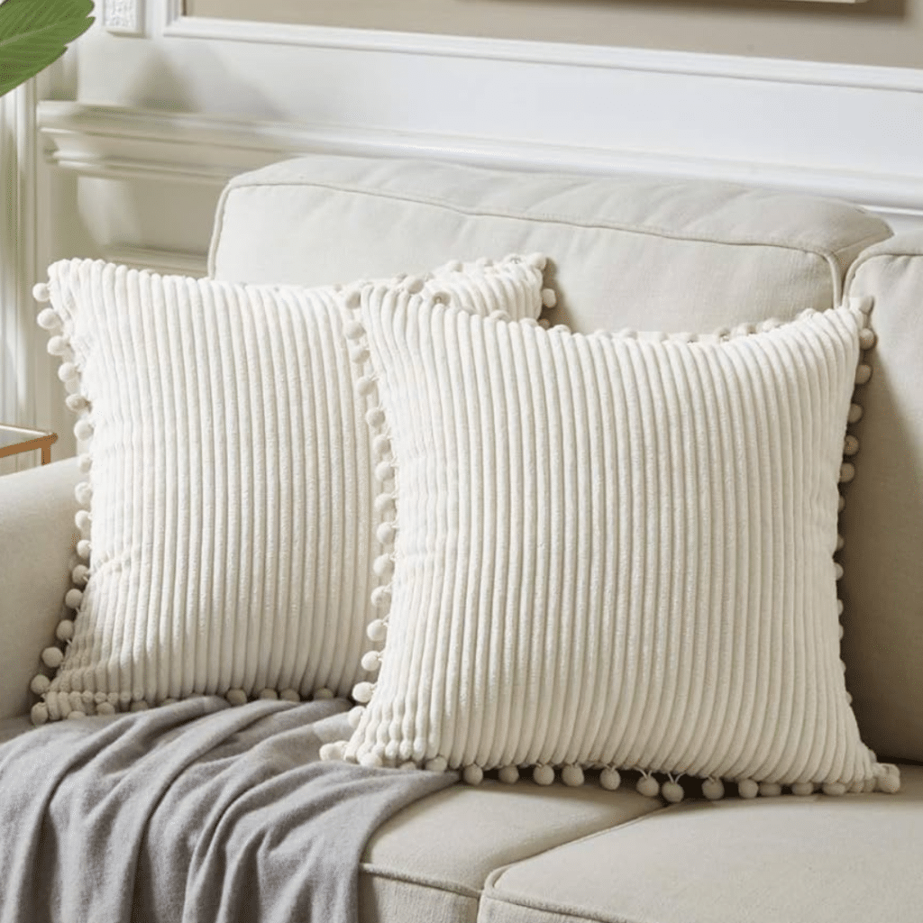 A view of Fancy Homi Boho Square Accent Pillows
