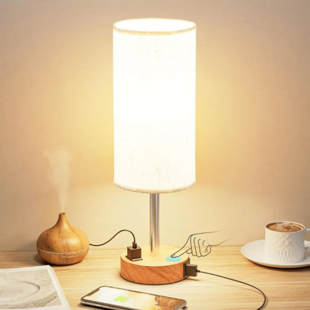 A view of Fenmzee Bedside Table Lamp