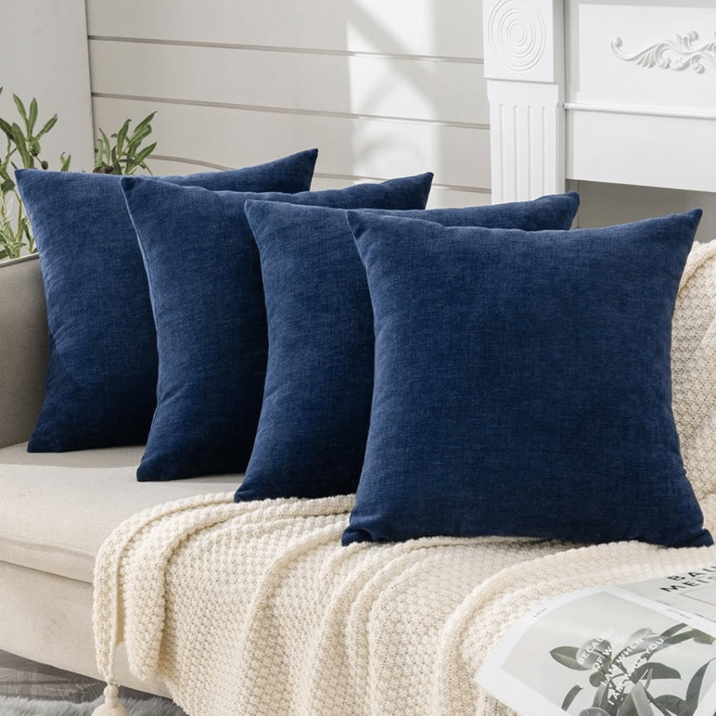 A view of GAWAMAY Decorative Square Throw Pillow Covers