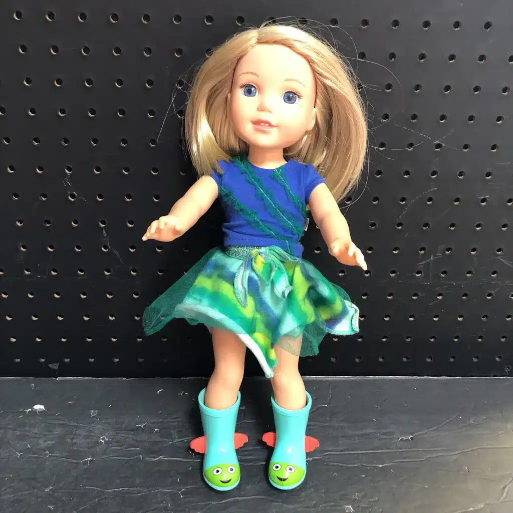 American Girl WellieWishers – Camille Doll​ side view