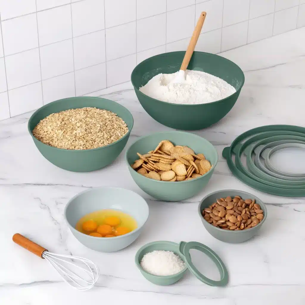 COOK WITH COLOR Mixing Bowls with Lids