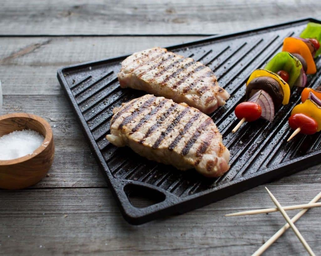Lodge LDP Cast Iron Rectangular Reversible Griddle