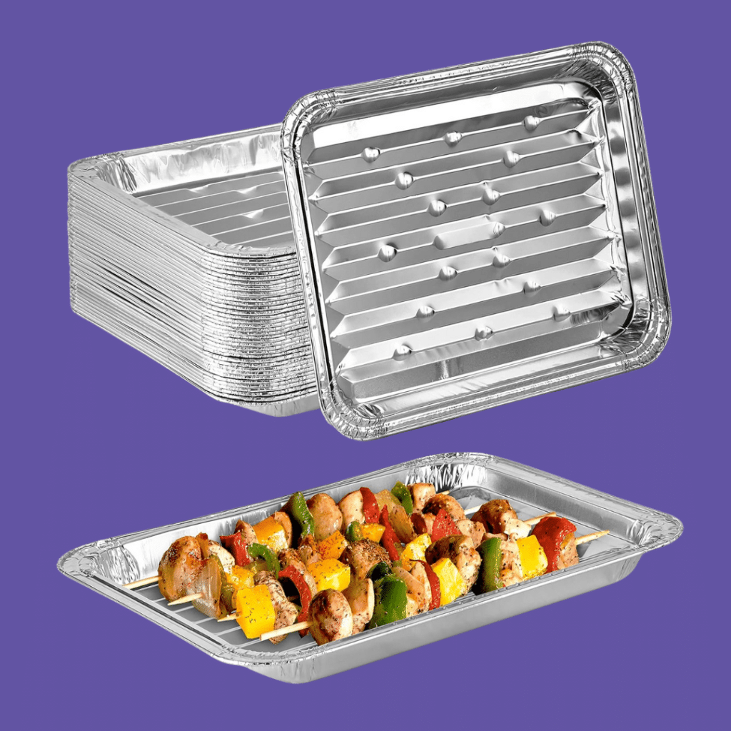 Stock Your Home Disposable Aluminum Foil Broiler Pan