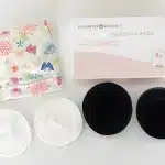 nursing pads placed on surface