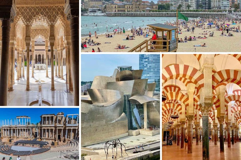 different places to travel in spain