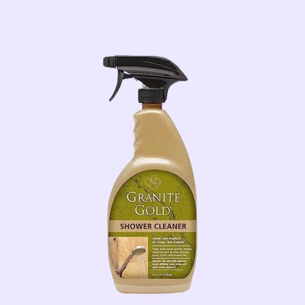 A view of Granite Gold Shower Cleaner Spray