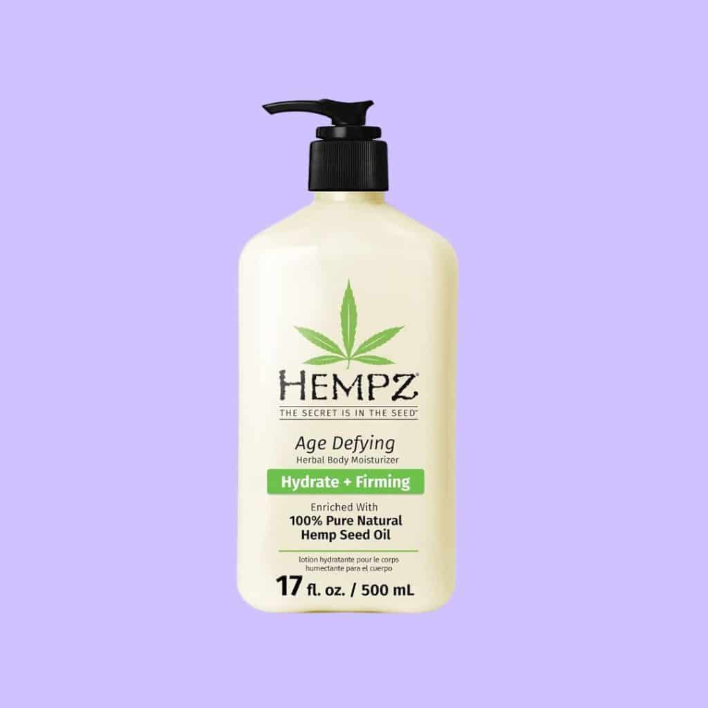 A view of Hempz Age Defy Body and Hand Lotion