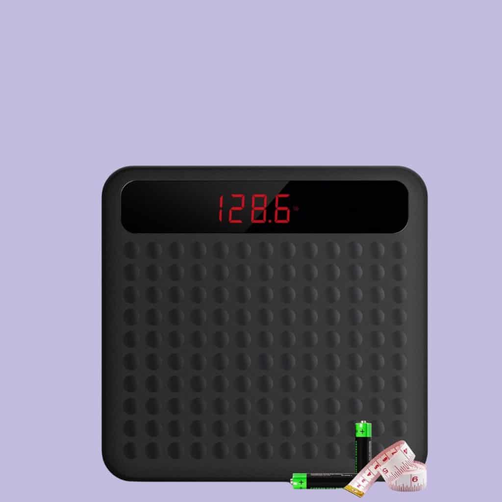 A view of Uten Digital Bathroom Scale with Silicone Platform
