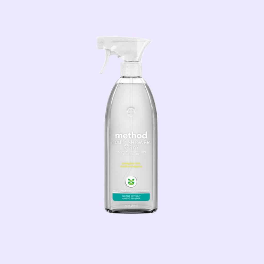 A view of the Method Daily Shower Spray Cleaner