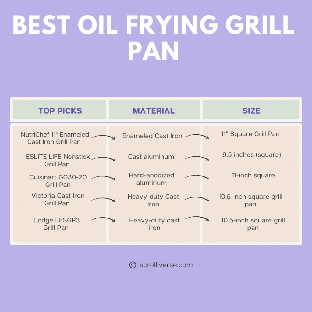 Best Oil Frying Grill Pan