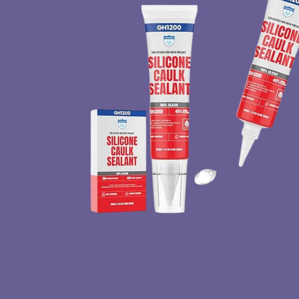 A view of the GH Clear Silicone Caulk – fl oz