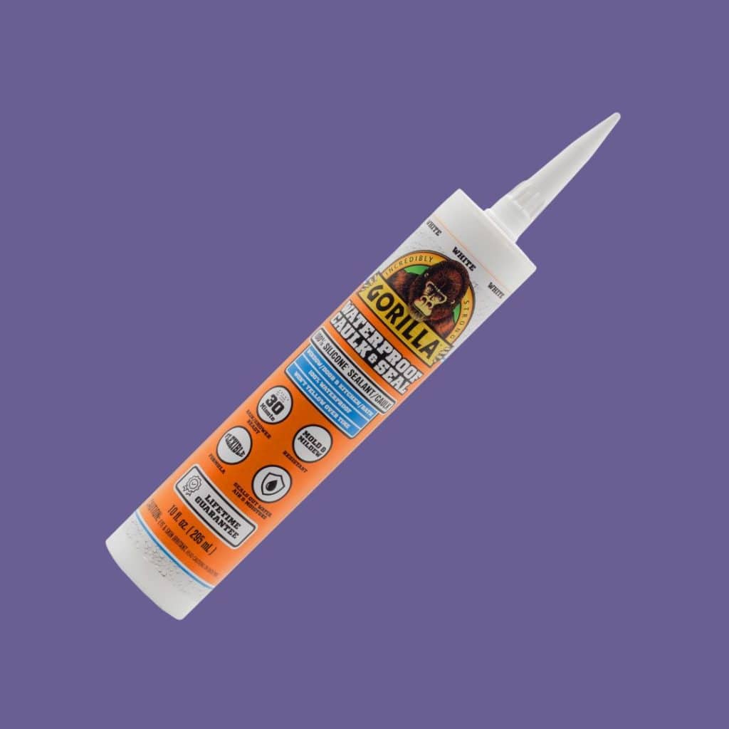 A view of 🦍 Gorilla Waterproof Silicone Caulk Seal