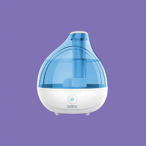 Pure Enrichment MistAire Humidifier isolated on a purple background
