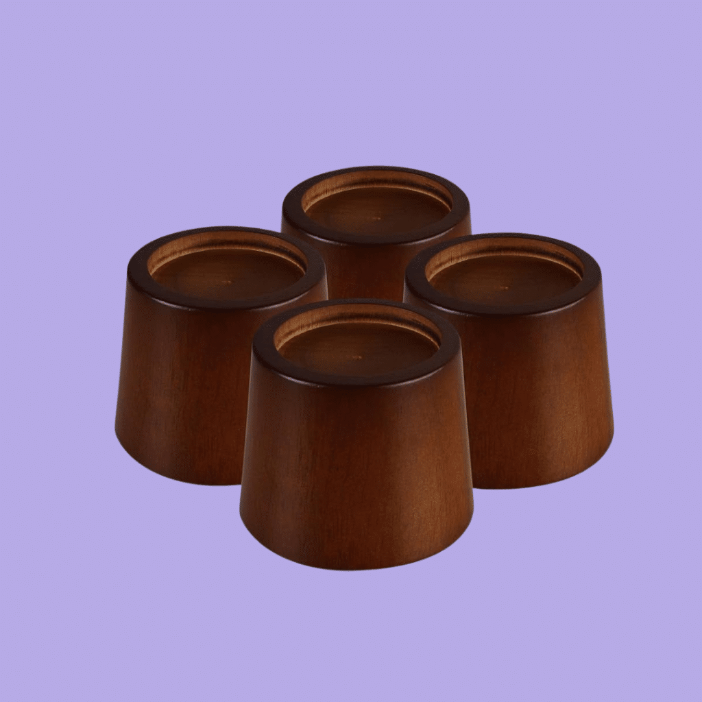 OneDream Solid Wood Bed Risers