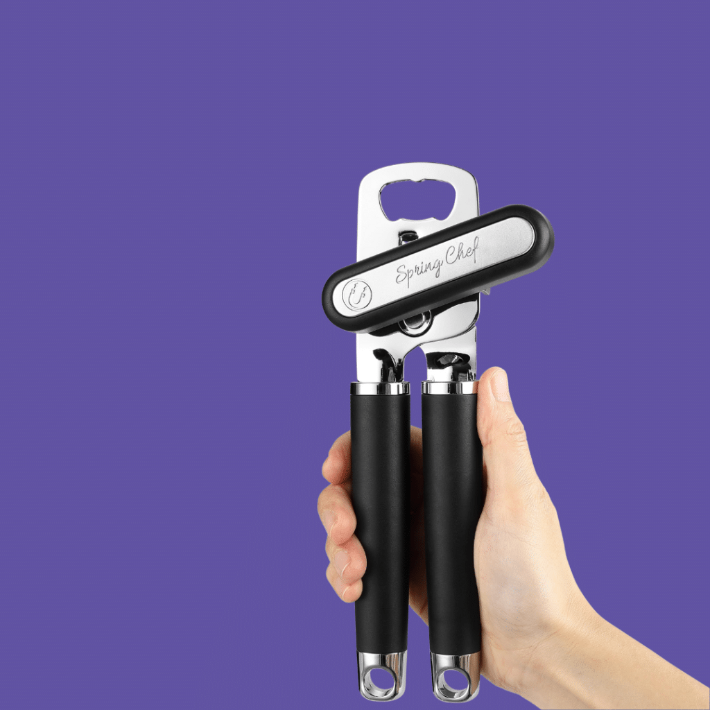 Spring Chef Stainless Steel Can Opener with Magnet