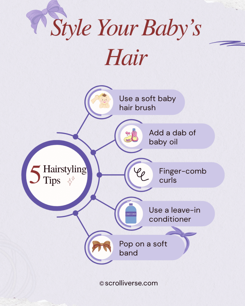 Style Your Baby’s Hair Infographic